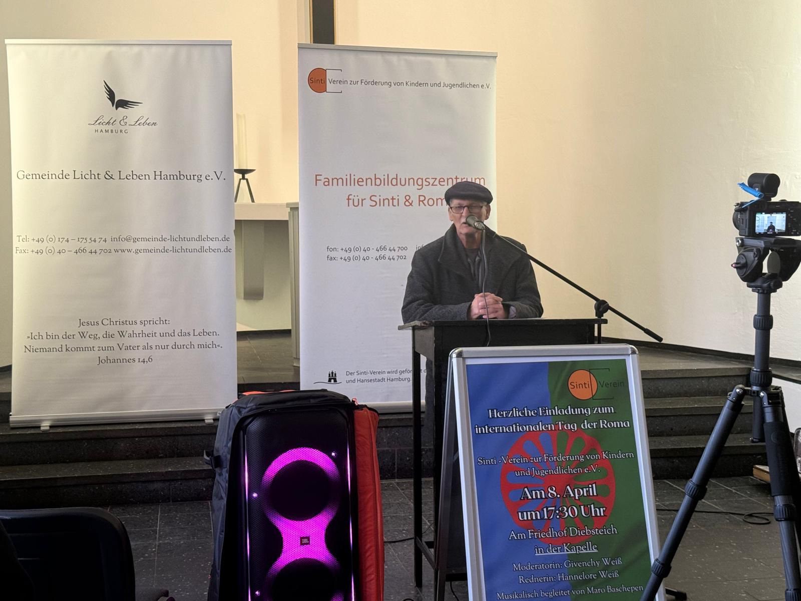 Gedenkveranstaltung zum Internationalen Tag der Roma